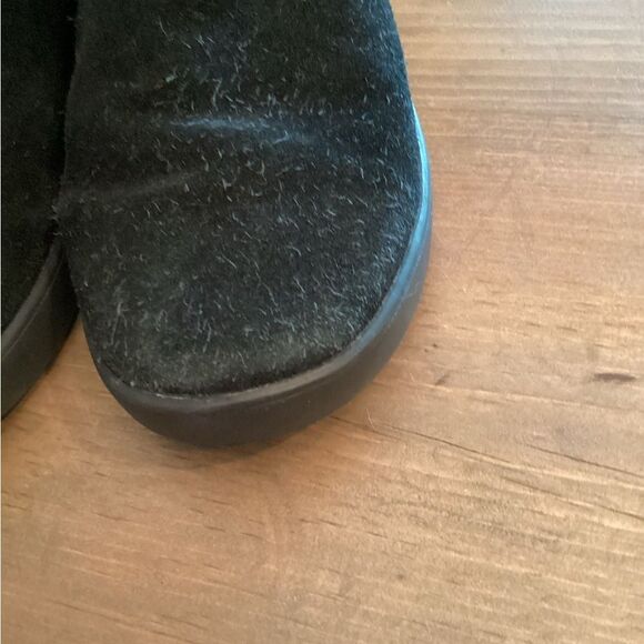 KOOLABURRA BY UGG SHAZI MINI BOOTS BLACK SIZE 8 SUEDE & WOOL SIDE ZIP BOOTS - Picture 4 of 6